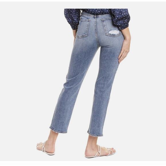 Fidelity Penny Lane Twiggy Jeans Size 29 P3100 Distressed Boyfriend Fit - Picture 2 of 8